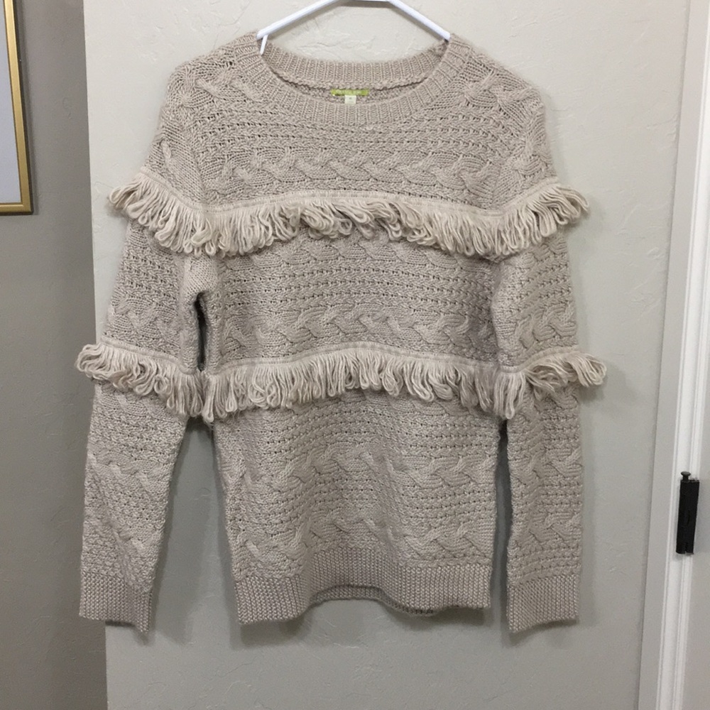 Gianni Bini fringe sweater